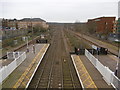 View from the footbridge at New Barnet station in EN4 9AG
