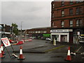 Roadworks at Inchinnan Road, Renfrew in PA4 9EX