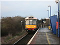 Old Railcar leaving Monks Risborough Station in HP27 9LH