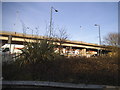The M1 flyover at Fiveways Corner in NW7 2EU
