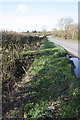 Roadside ditch opposite Cuckoo Wood Farm in OX29 8AT
