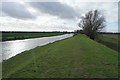 River Welland, the view upstream in PE6 7PQ