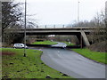 Where the M58 passes over Whiteledge Road in WN8 9NF