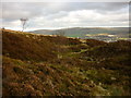 Scout Moor from the Peel Monument in BL8 4NR