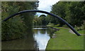 Pipe bridge crossing the Coventry Canal at Alvecote in B77 4FQ