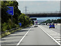 Northbound M1, Doles Lane Bridge in Whiston