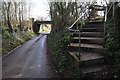 Footpath and railway bridge in B60 4BG