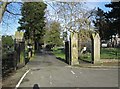Leabrooks - Cemetery gates in DE55 1DN