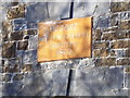 Plaque - Bethel Baptist Chapel, 1862 - at Plashett in SA33 4RP