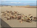 Collection of driftwood, Roker in SR6 0WZ
