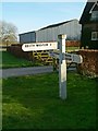 Fingerpost, Luffenham Road, Lyndon in Lyndon