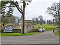 Lodge and gate, Rotherfield Park in GU34 3QQ