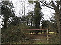 Unused gate on Blakes Lane, Clandon in GU4 7SE