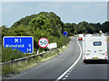 Northbound M1 near to Crigglestone in WF4 3EJ