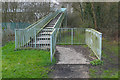 Railway footbridge, Shepherd Meadows in GU17 0NP