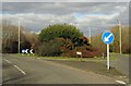 Roundabout on Roughmoor Way in SN5 5SB