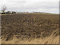 Ploughed field north of Whitley Bay in NE26 4NS