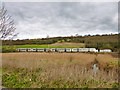 Up train accelerating away from Leigh-on-Sea in West Leigh Ward