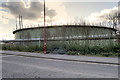 Disused Gas Holder, Royal Way Derby in DE24 8JB