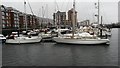 Grey morning at Swansea marina in SA1 8AL