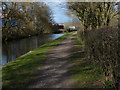 Towpath along the Erewash Canal at Gallows Hill in DE7 5BP