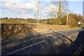 North parapet of Main Road bridge over Cotswold Line railway in OX29 8FD