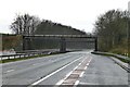 Railway bridge over the A590 in Levens and Crooklands Ward