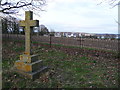 Memorial cross with a view in IP9 2AE
