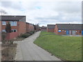 Path between Lulworth and Ashurst Health Centre, Skelmersdale in WN8 6SY