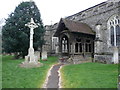 The north porch of the church, Boxford in CO10 5HU