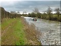 Marston, sinking narrowboat in CV12 9RR