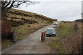 Cattle grid, Cefn-crib Road in NP11 5BQ