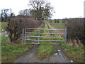 Gated farm track off the A1303 near Bottisham in CB25 9BB