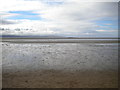 West Kirby beach at low tide in CH47 4AW