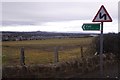 Signpost, Lingerwood Road in Gorebridge and Mayfield
