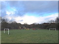 Play area at the end of Newton Drive, Whalleys in WN8 6HQ