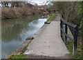 Erewash Canal towpath at Ilkeston in DE7 5TG