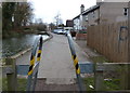 Width barrier on the Erewash Canal towpath in DE7 5TG