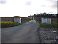 Private road to Hengrave Farm in IP28 6LE