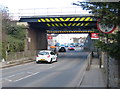 Railway bridges across Station Road, Langley Mill in DE75 7NU