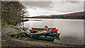 Canoes on Coniston Water in LA21 8BL