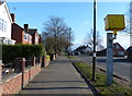 Speed camera on Ilkeston Road in Heanor in DE75 7DE