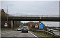 Exiting the M25, Junction 9 in KT21 2EX