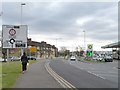Approaching a roundabout on Field End Road in HA4 0NU