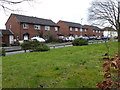 Rebuilt council houses, Ripon Road, Worcester in WR4 0PA