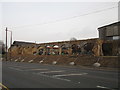 Partly demolished farm building at Manor Farm in DN5 7AL