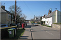 Hauxton High Street in early spring in CB22 5HW