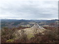 Summit cairn, Torr Achilty looking towards Strathpeffer in IV14 9EG
