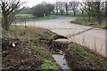 Roadside ditch and culvert approaching Yarnton Road in OX29 4SX