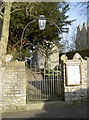 Entrance to St Michael's church in BS31 2TQ